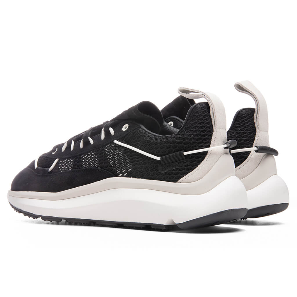 Y-3 SHIKU RUN - BLACK/CORE WHITE/ORBIT GREY - 3
