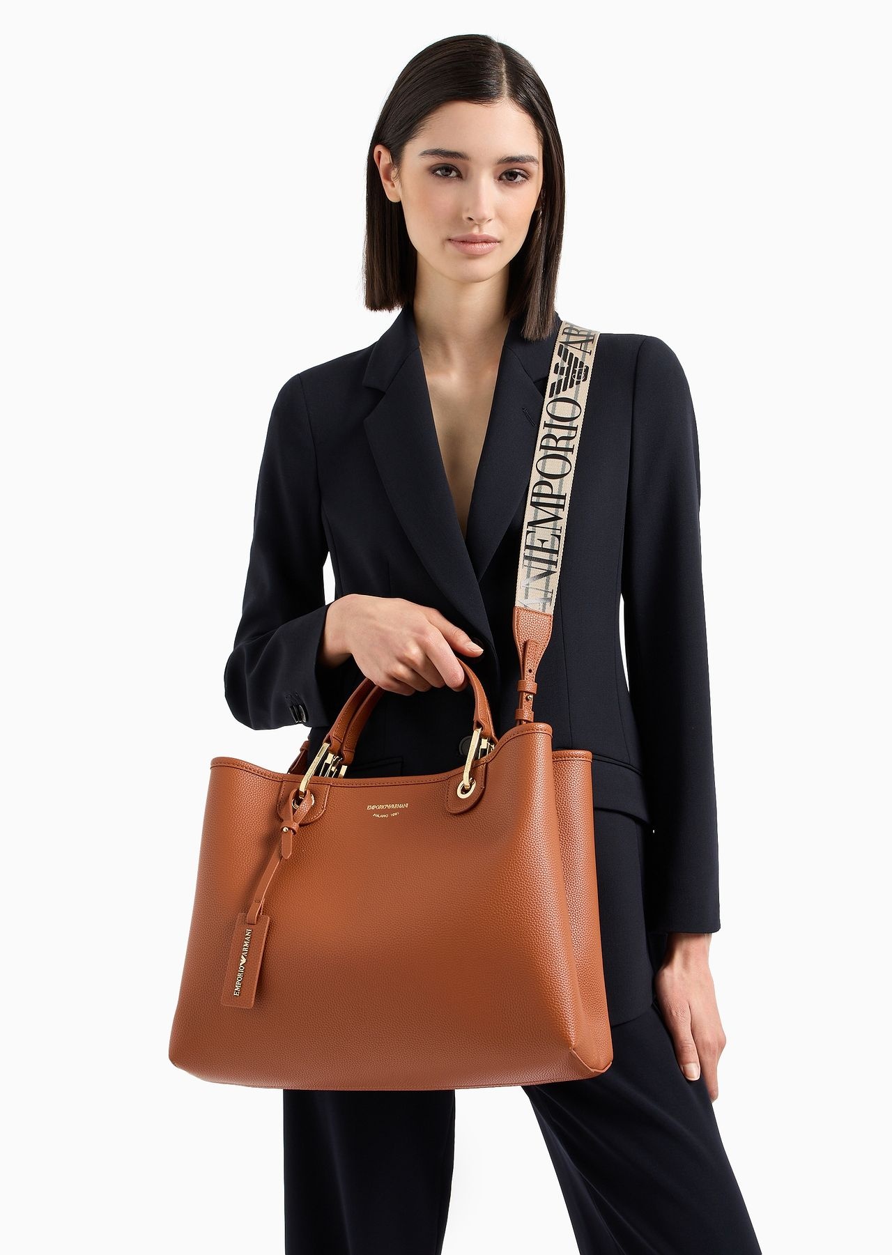 Medium MyEA shopper bag with deer print - 15