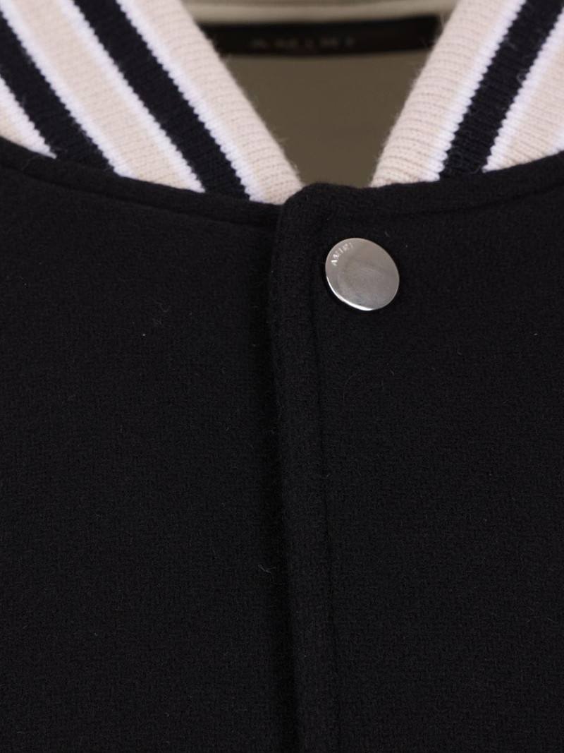 logo-embroidered bomber jacket 3