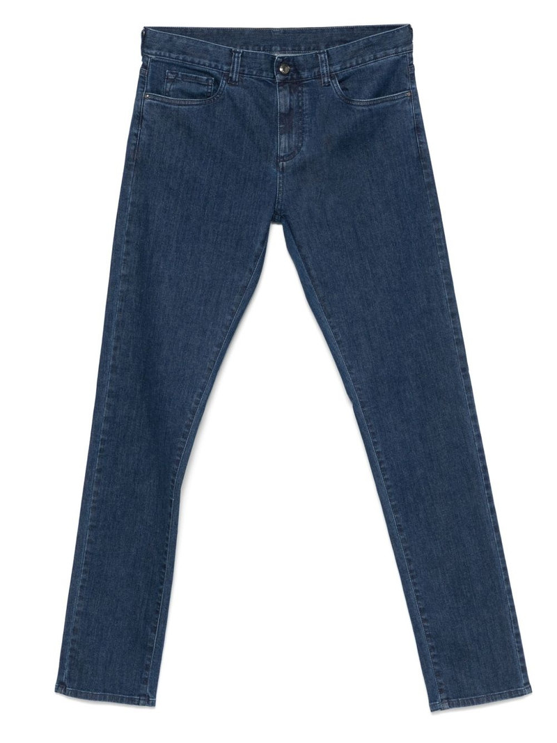 logo-patch jeans 1