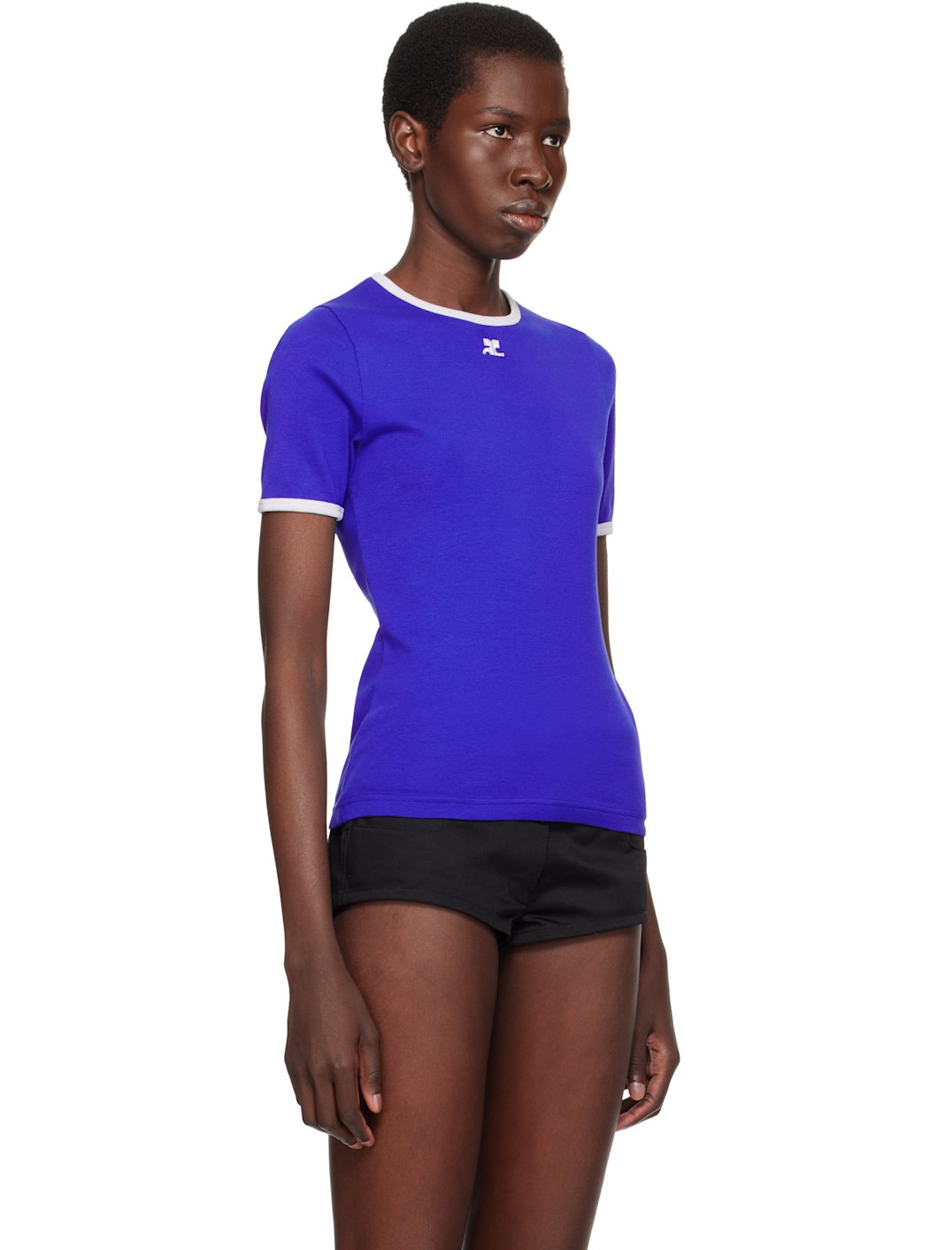 Blue Heritage Contrast T-shirt - 2