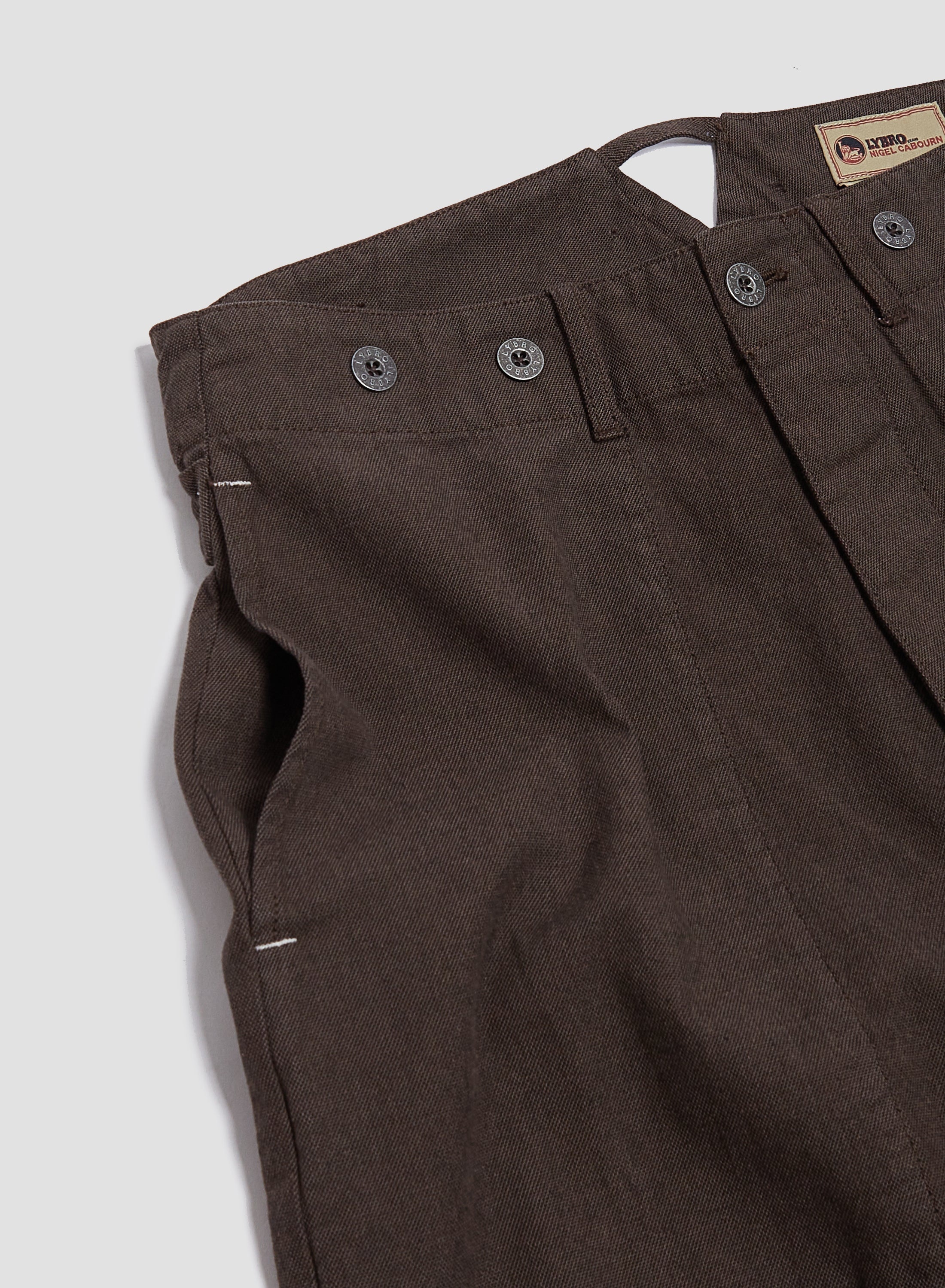 New Workwear Pant Broken Twill in Brown - 4