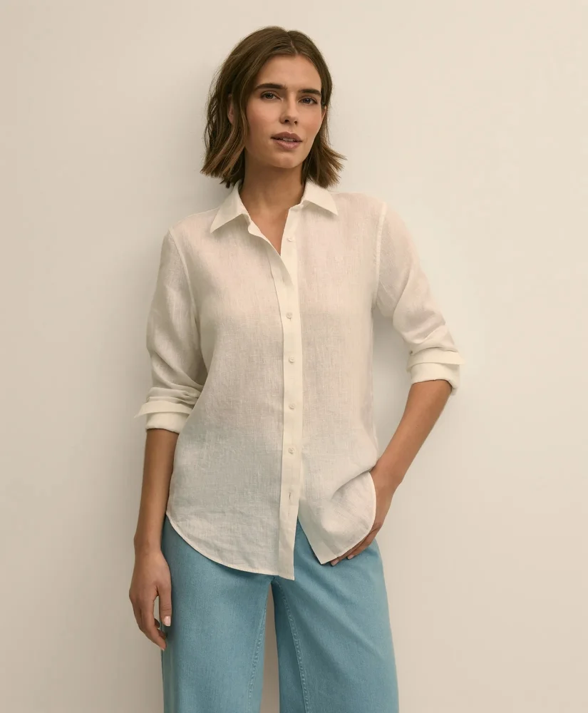 Classic Fit Irish Linen Shirt - 1