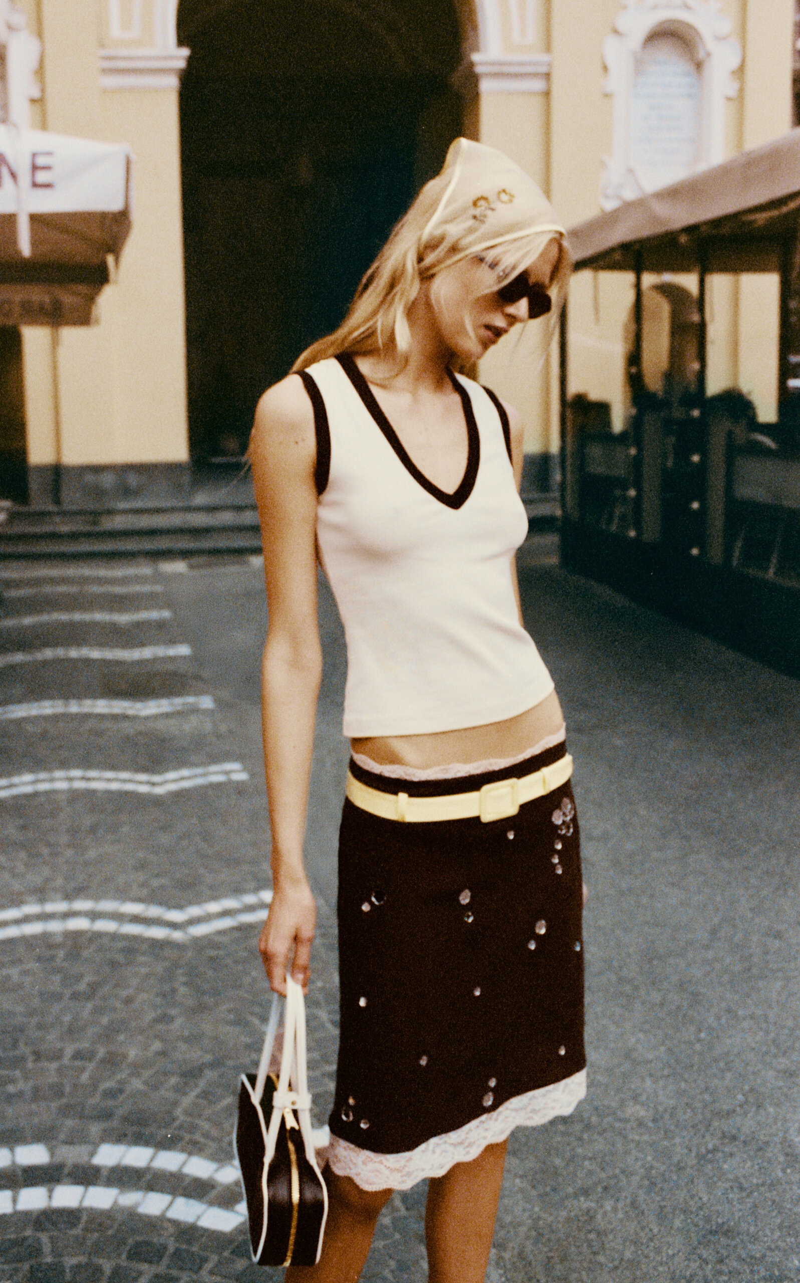 Exclusive Riviera Dewi Cotton Tank Top off-white - 2