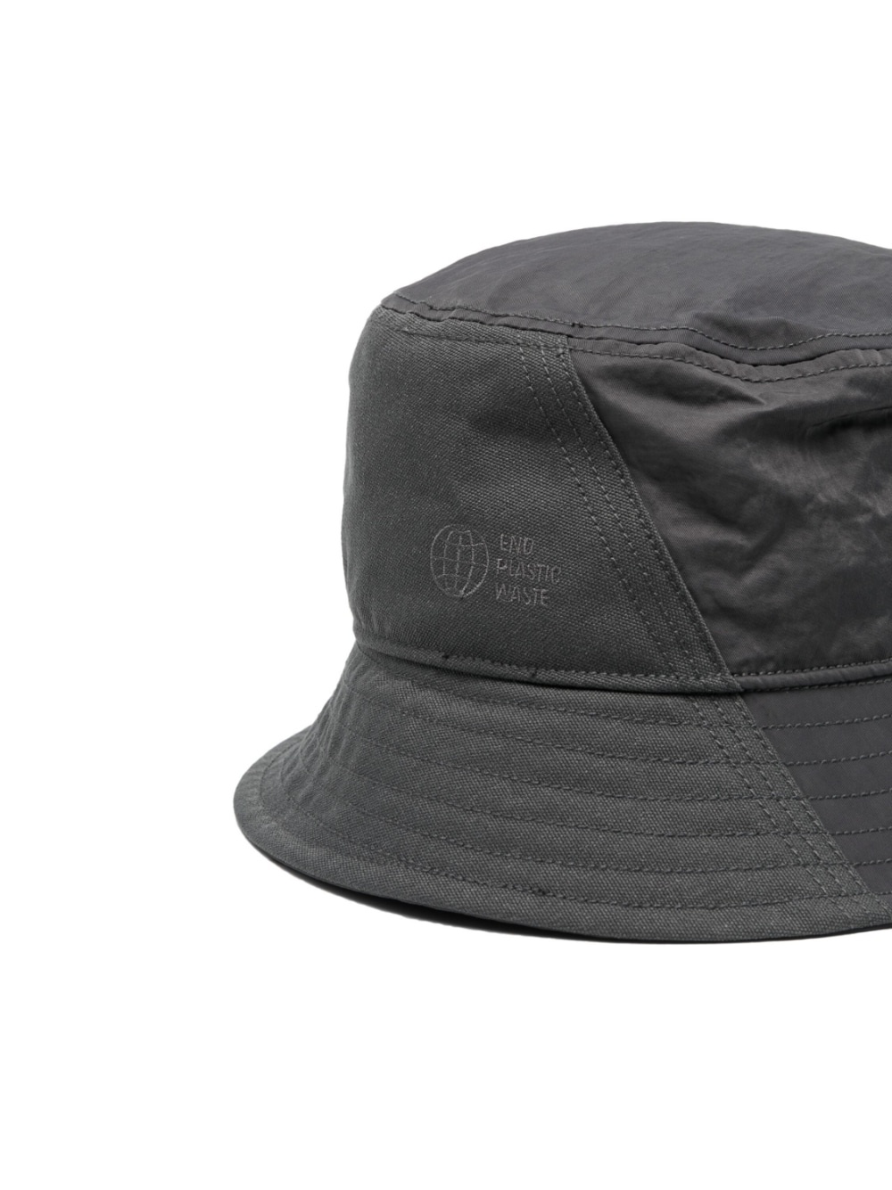 logo-print panelled bucket hat - 2