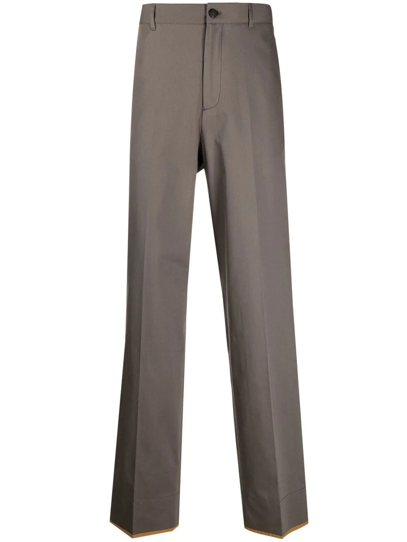 straight-leg tailored trousers 1