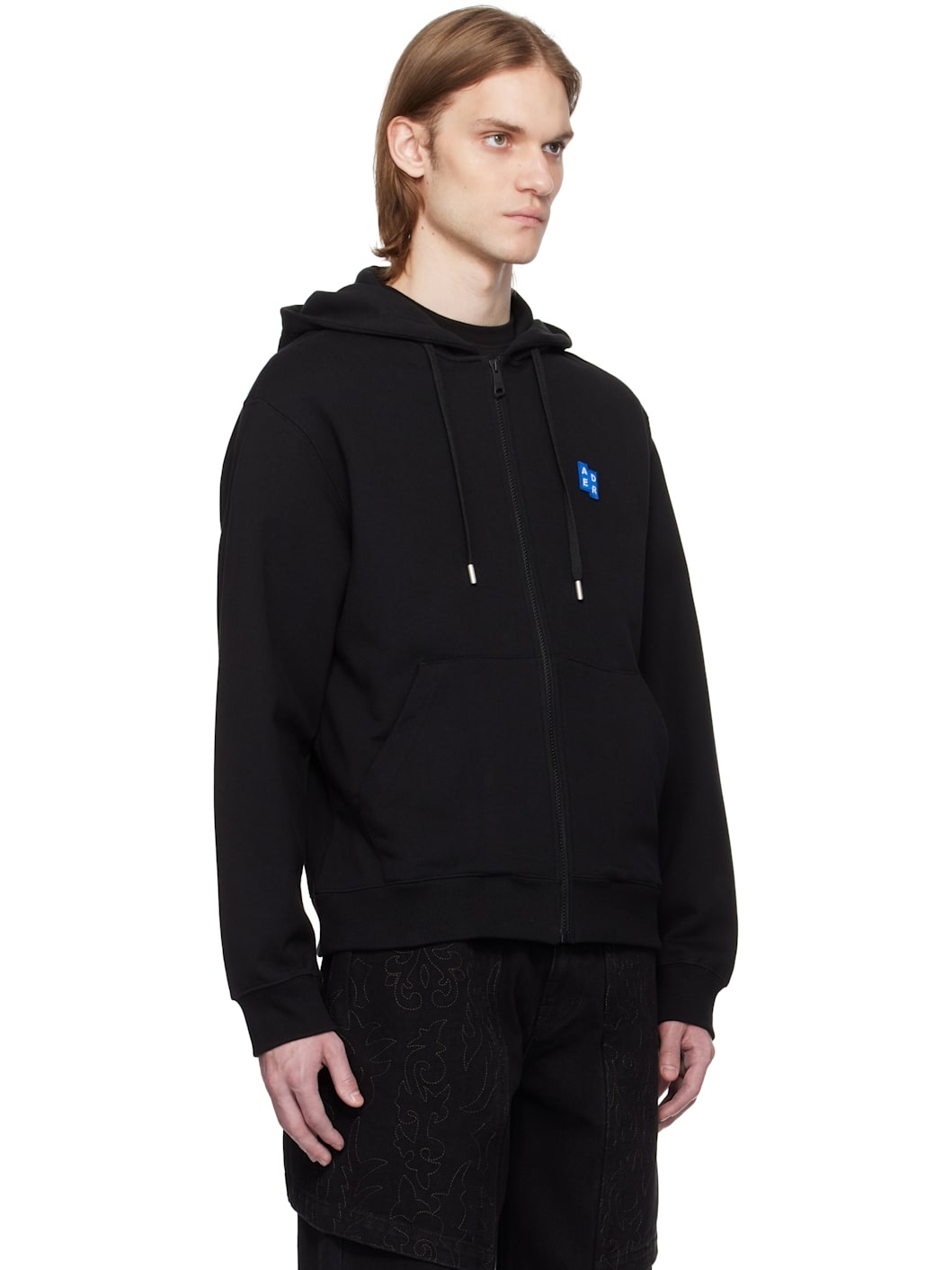 Black Sig; TRS Tag 01 Zip-Up Hoodie - 2