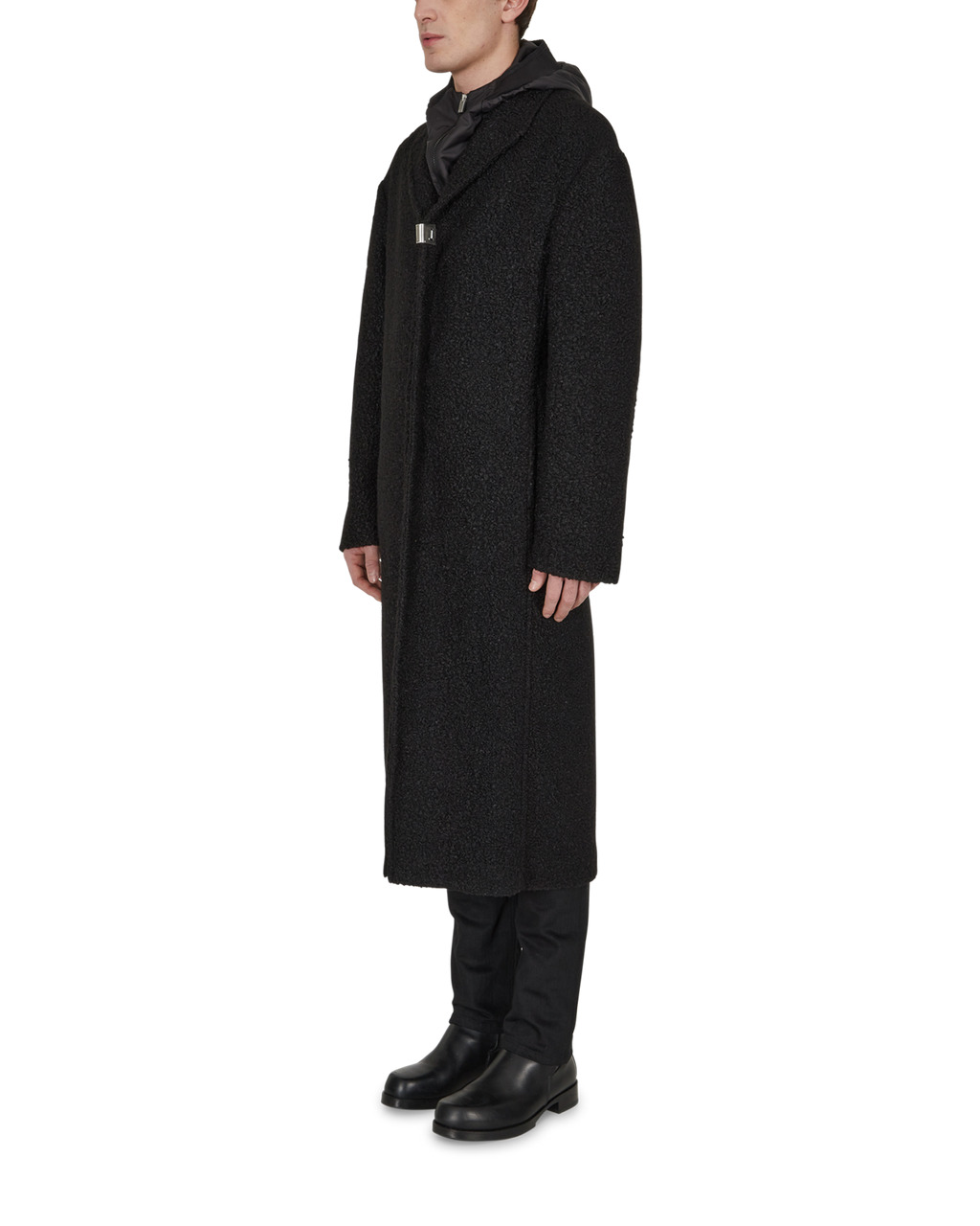 LONG COAT WITH HOOD - 3