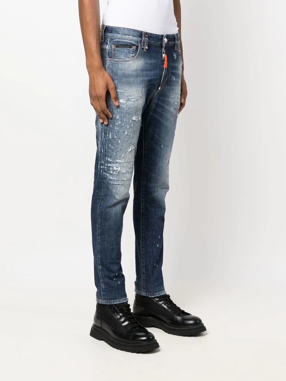 straight-leg denim jeans - 3