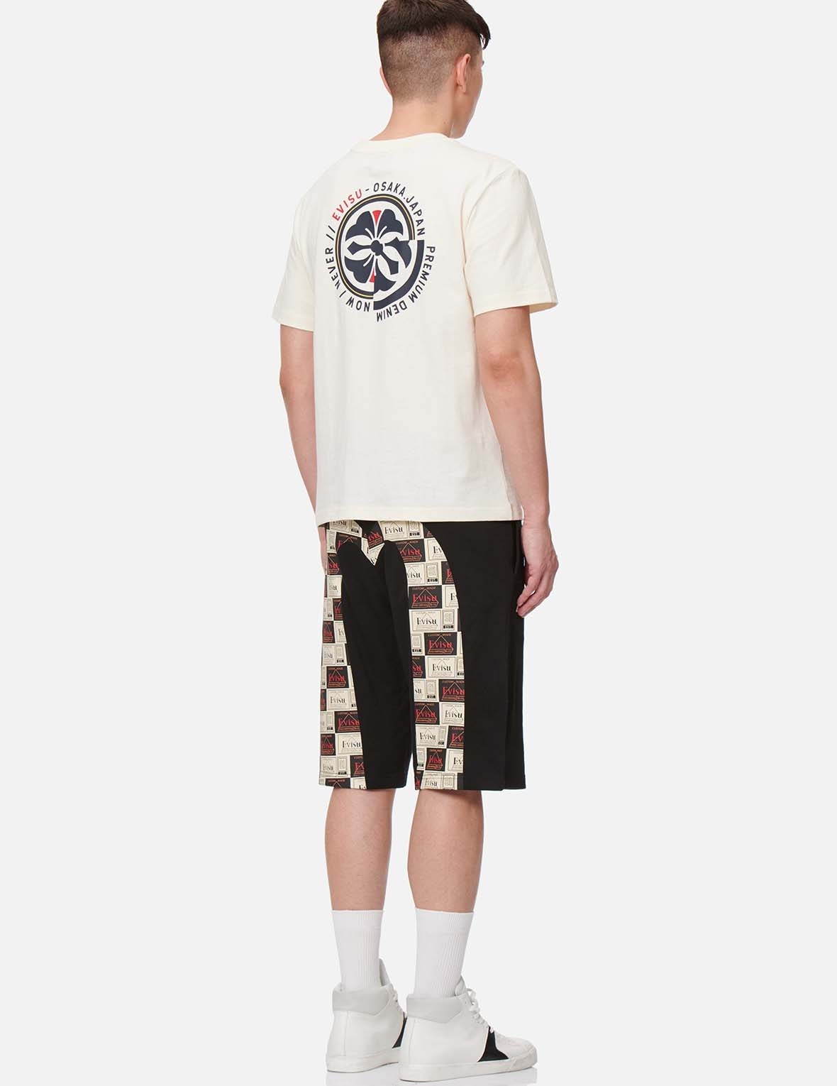 LABEL DAICOCK PRINT SWEAT SHORTS - 5