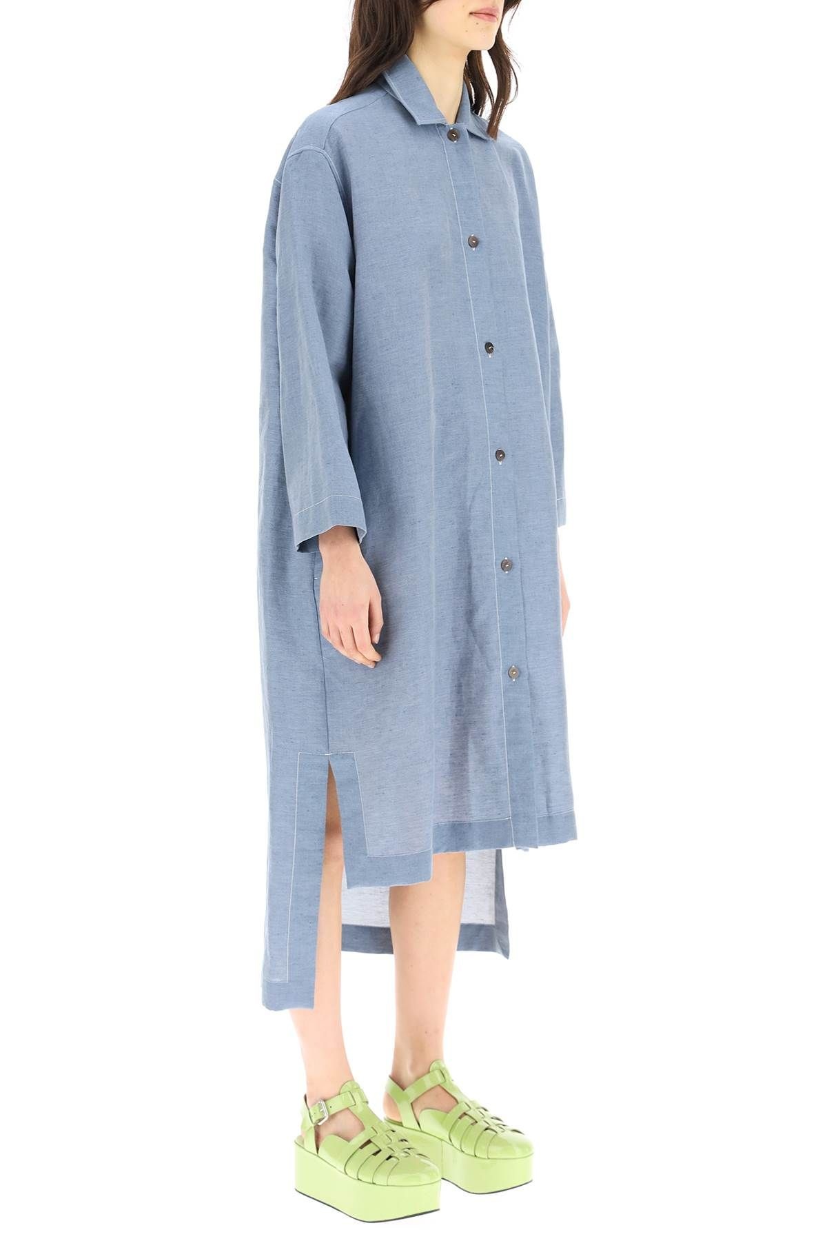 TUNIC DRESS IN CHAMBRAY - 3