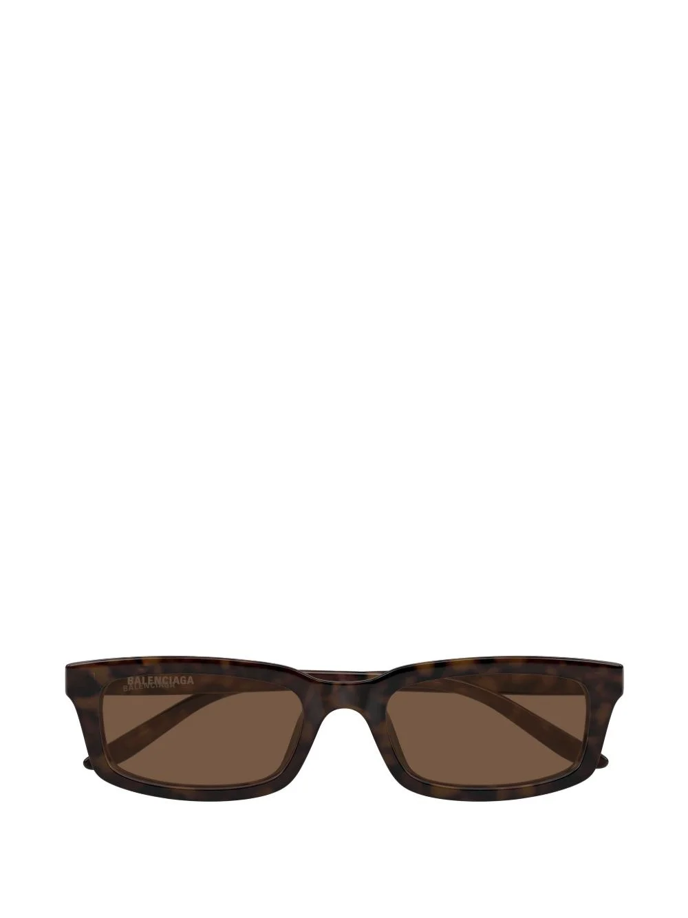 Daily tortoiseshell-effect rectangle-frame sunglasses - 1