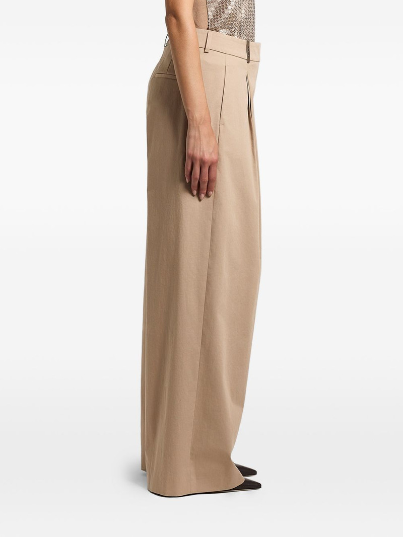 pleated wide-leg trousers 3