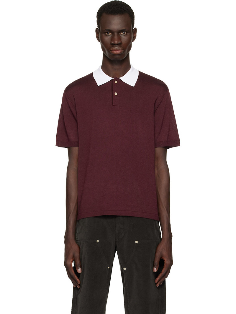 Burgundy Sun Polo 1