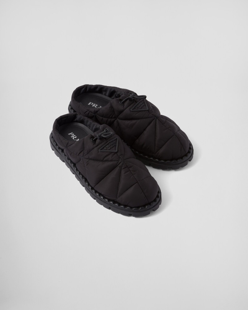 Quilted nylon sandals 4