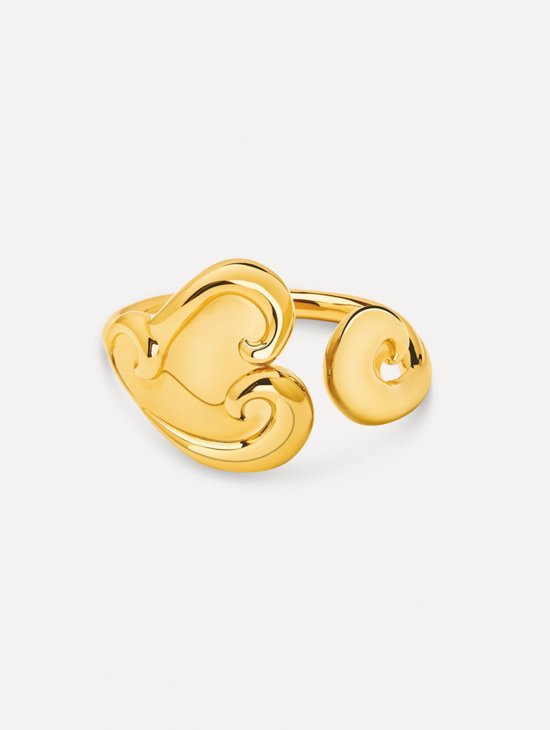 SWIRL HEART CUFF BRACELET 1