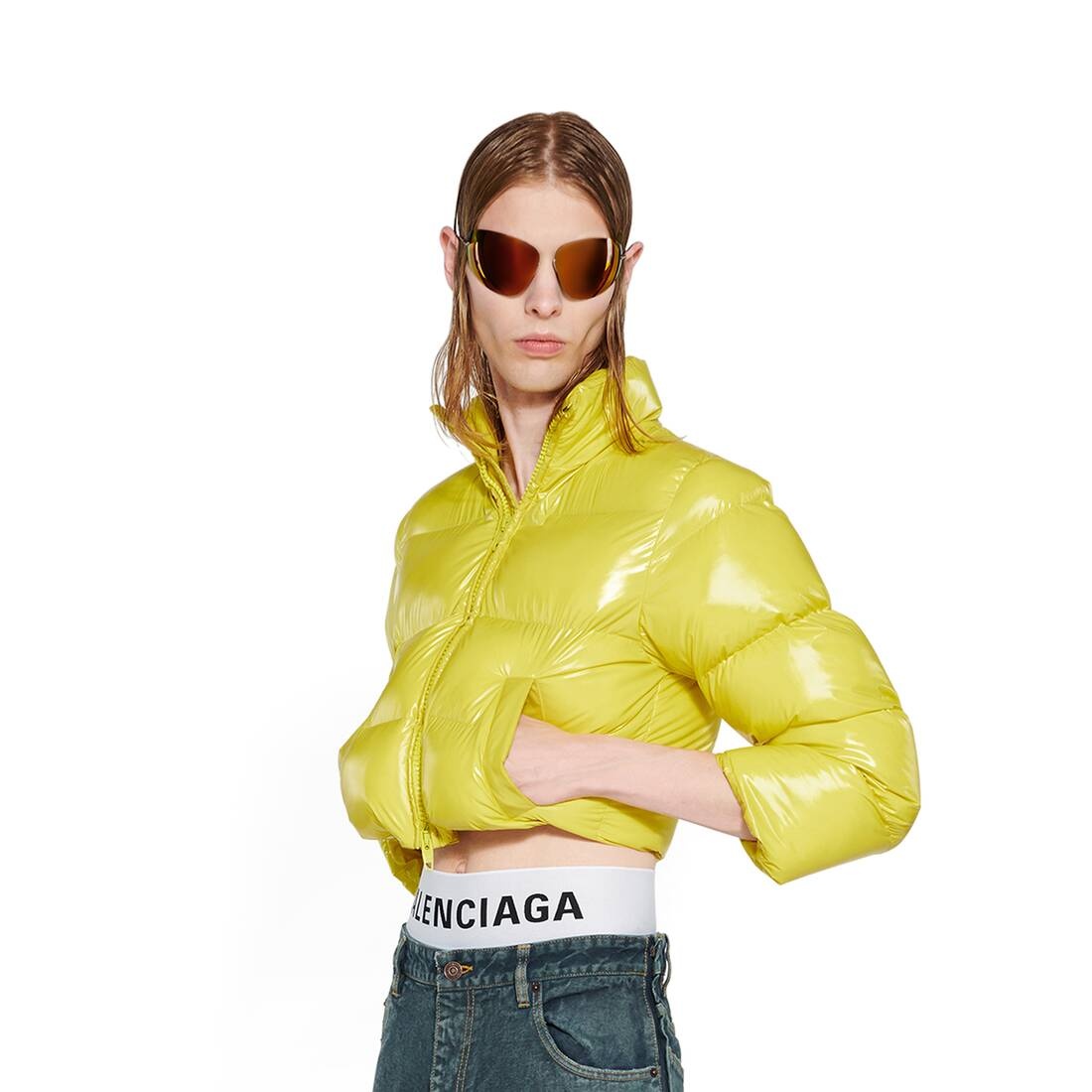 Shrunk Puffer in Yellow - 5