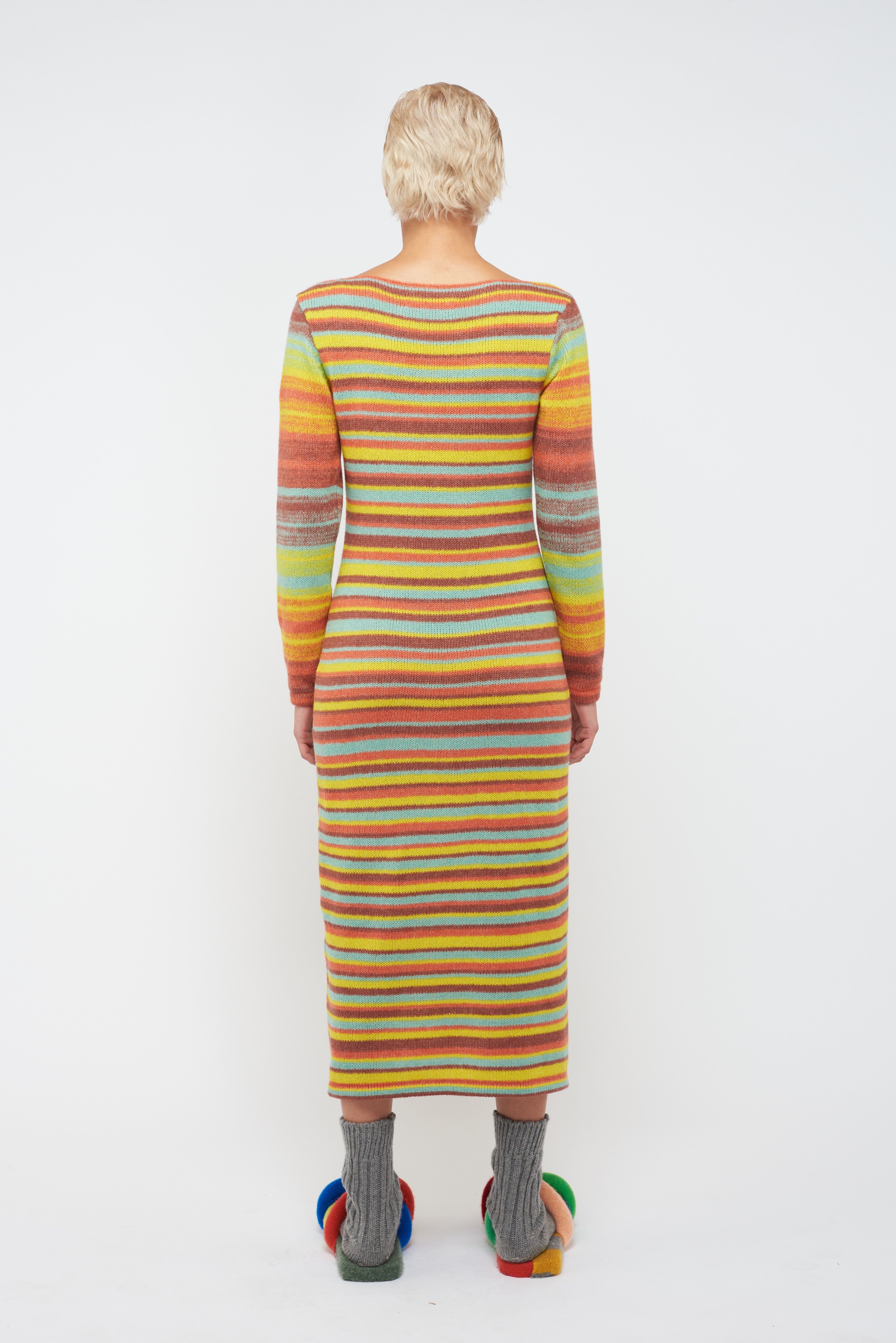 NIMBUS OMBRE STRIPE DRESS - 3