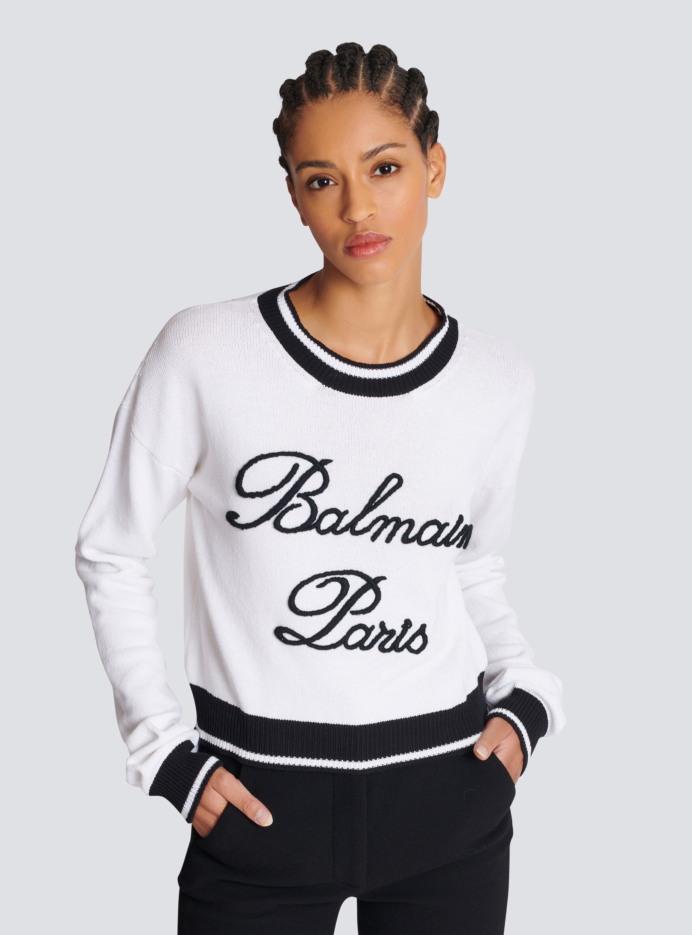 Balmain Signature knit jumper - 6