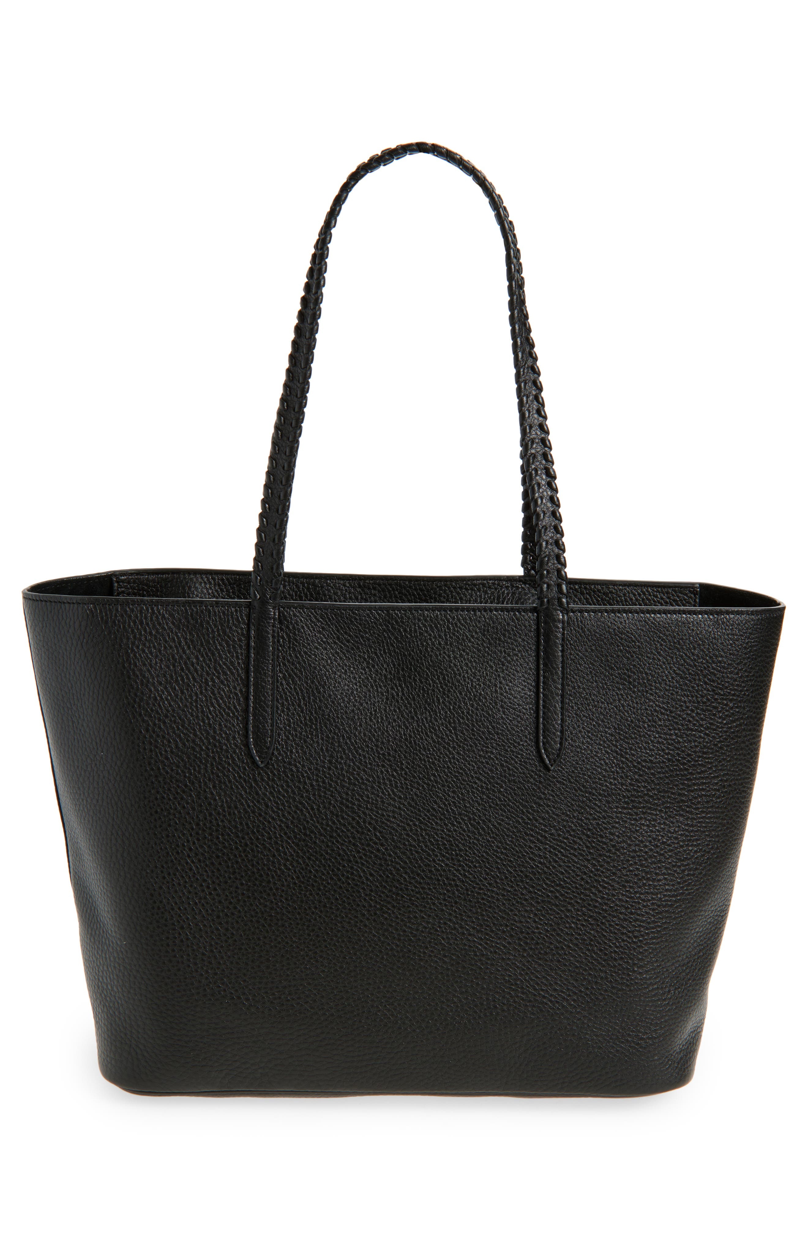 Valentino Garavani Nellcôte Leather Shopper in Nero at Nordstrom - 3