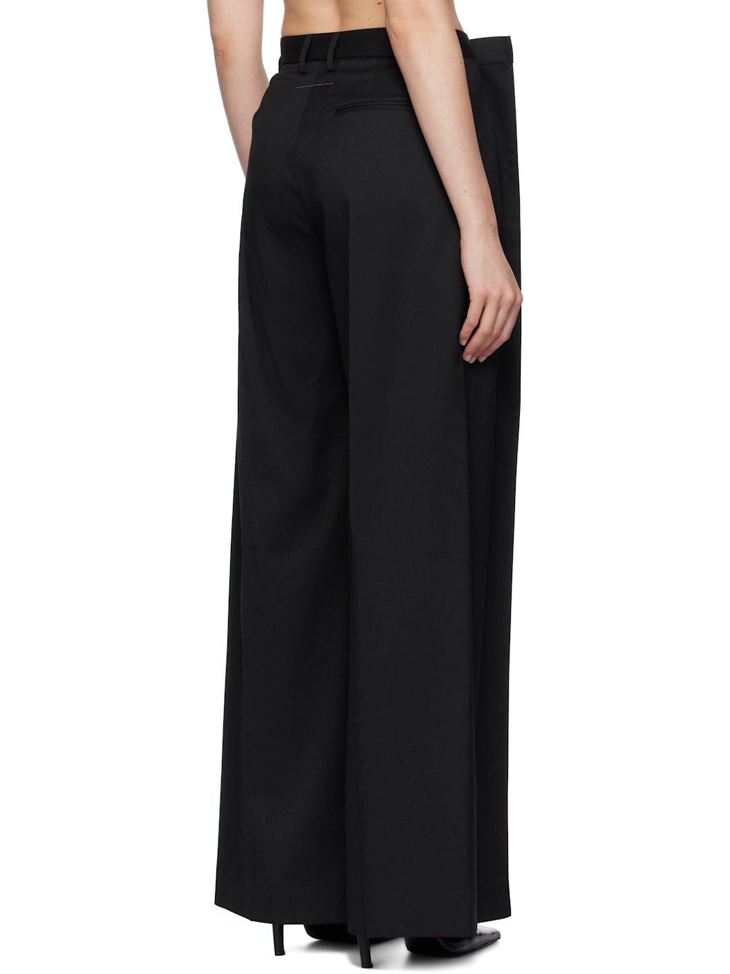 Black Tailoring Blend Trousers - 3