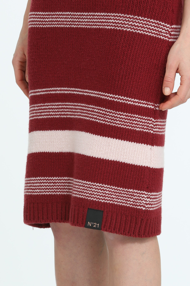 STRIPED KNIT SKIRT 5