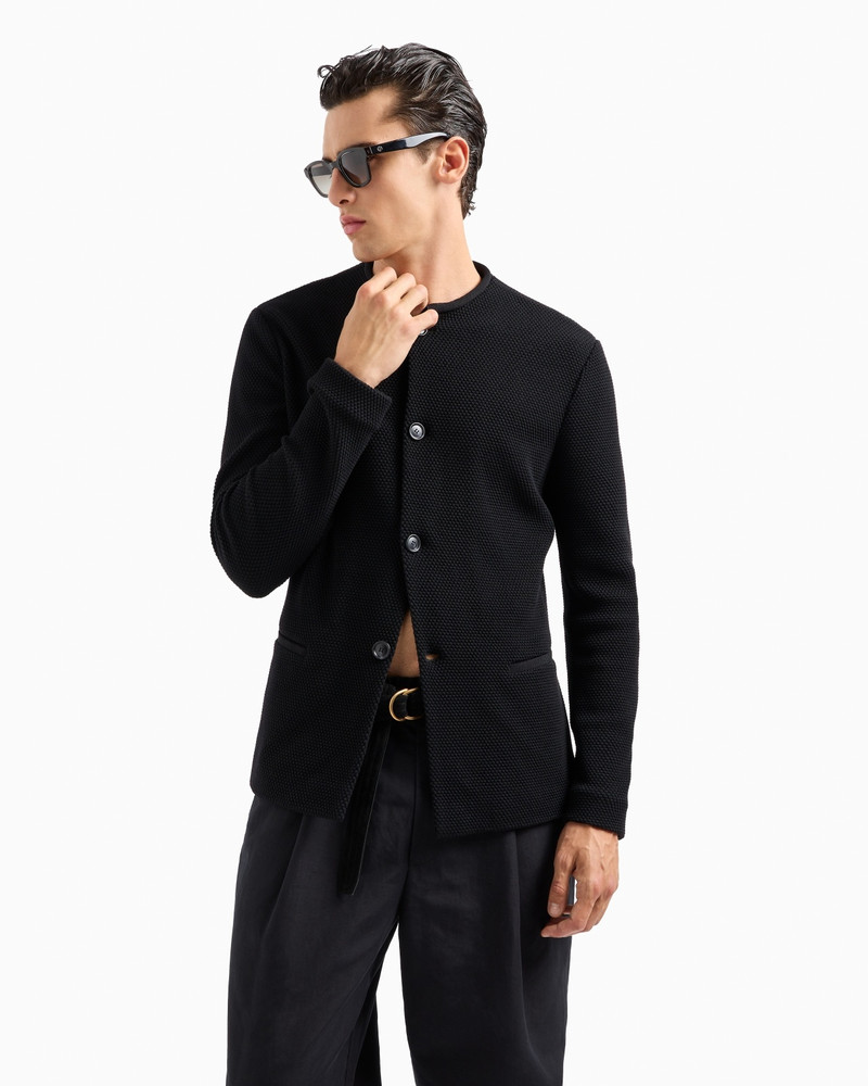 SINGLE-BREASTED, VIRGIN-WOOL BLEND JACKET 6