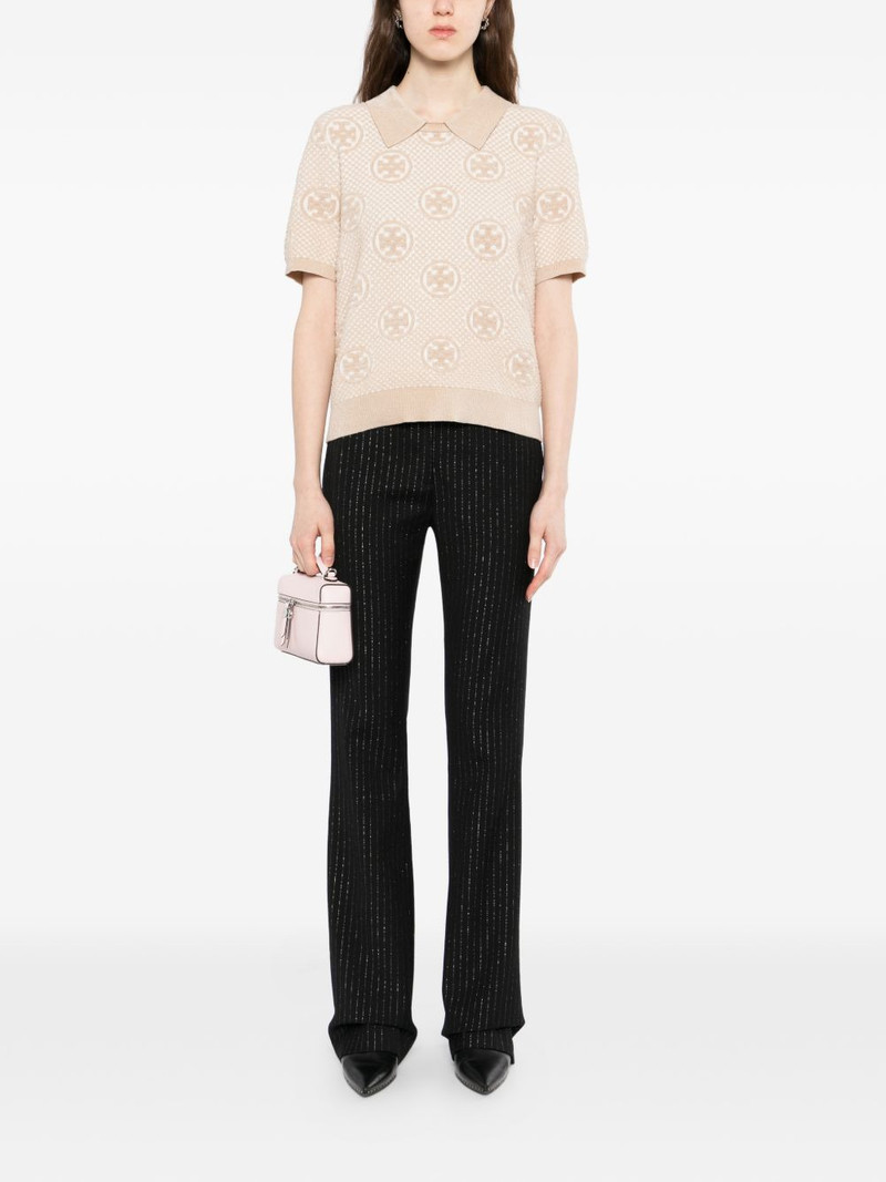 TORY BURCH monogram jacquard top outlook