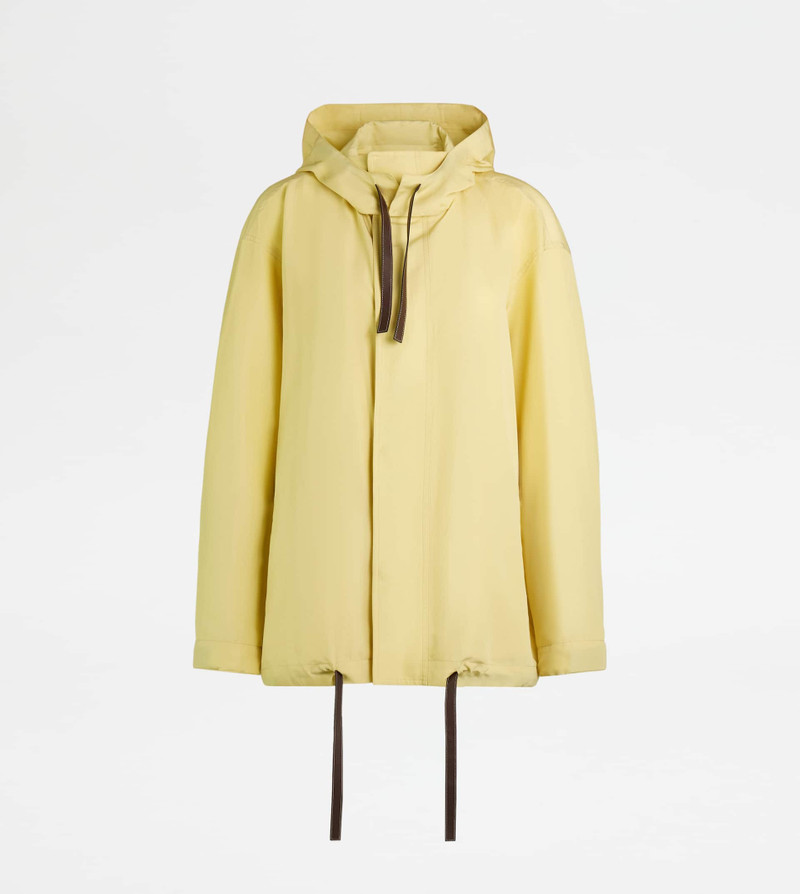 SILK BLEND WINDBREAKER - YELLOW 1