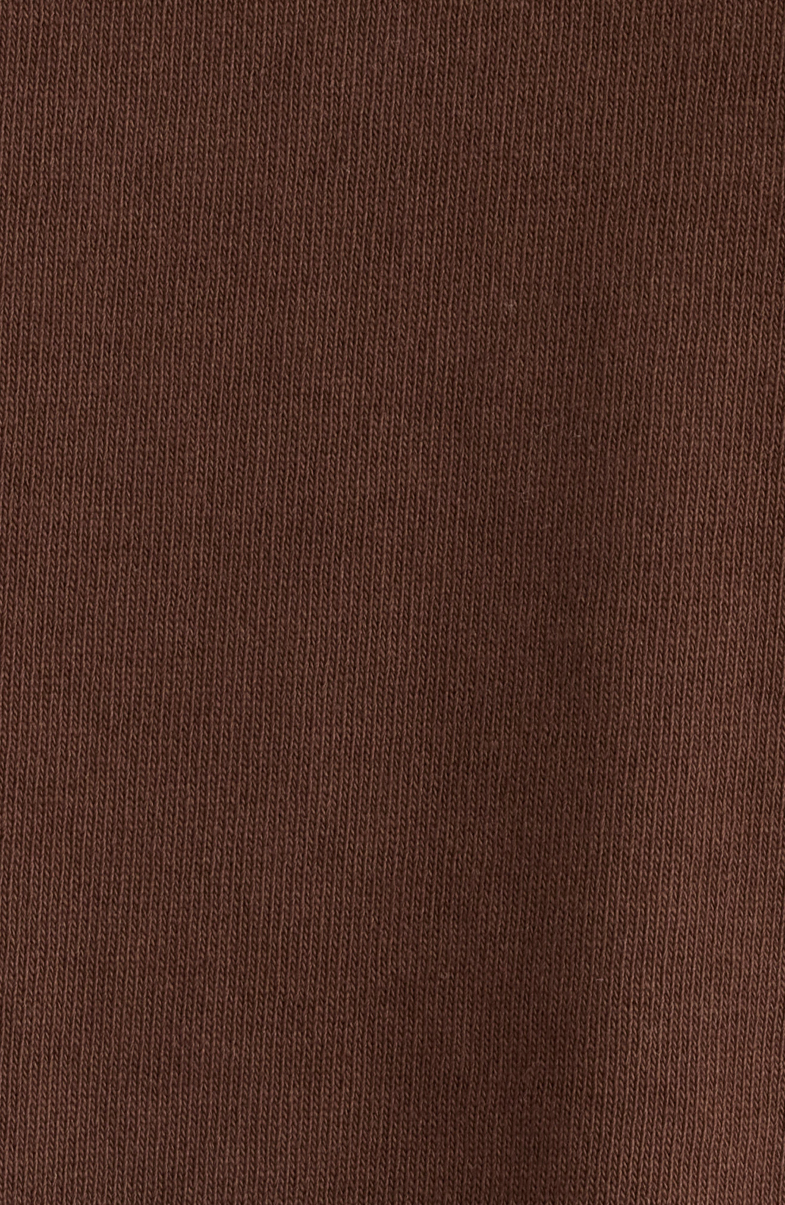 Jacquemus Le T-Shirt Gros Grain Cotton T-Shirt in Dark Brown at Nordstrom - 6