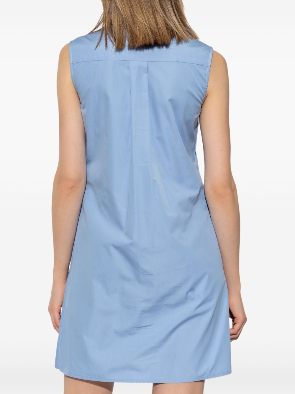 button-up sleeveless dress - 4