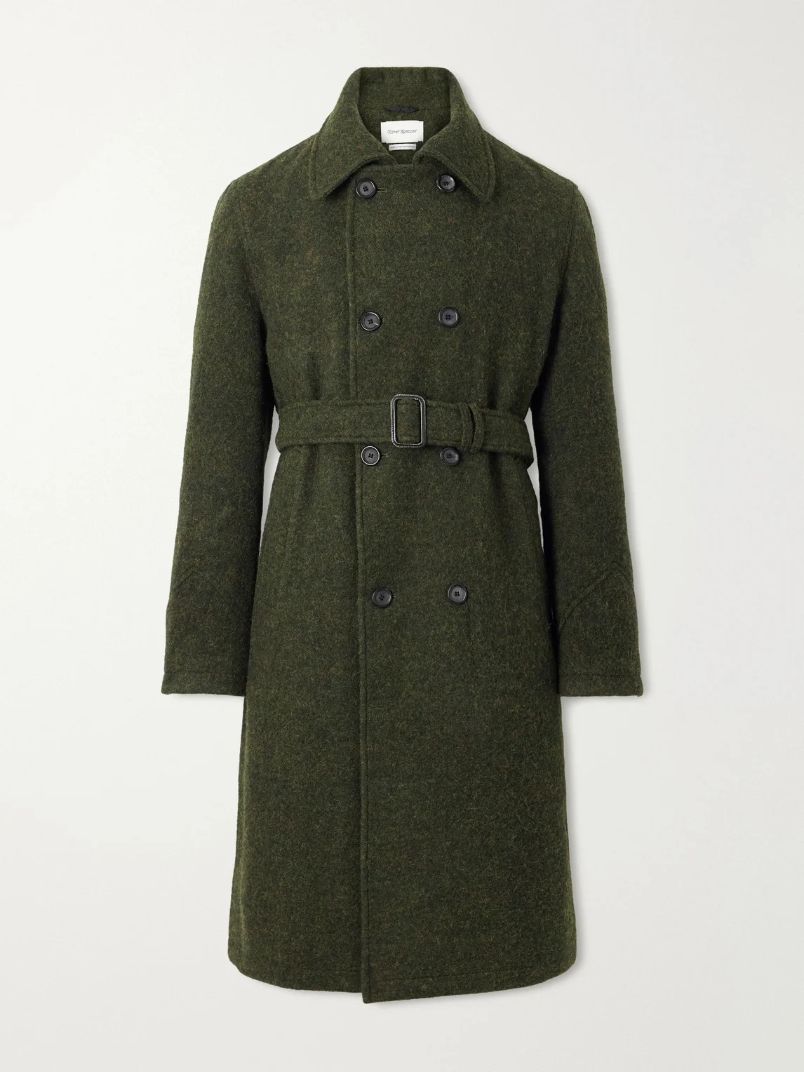 Morgan Double-Breasted Wool Coat - 1