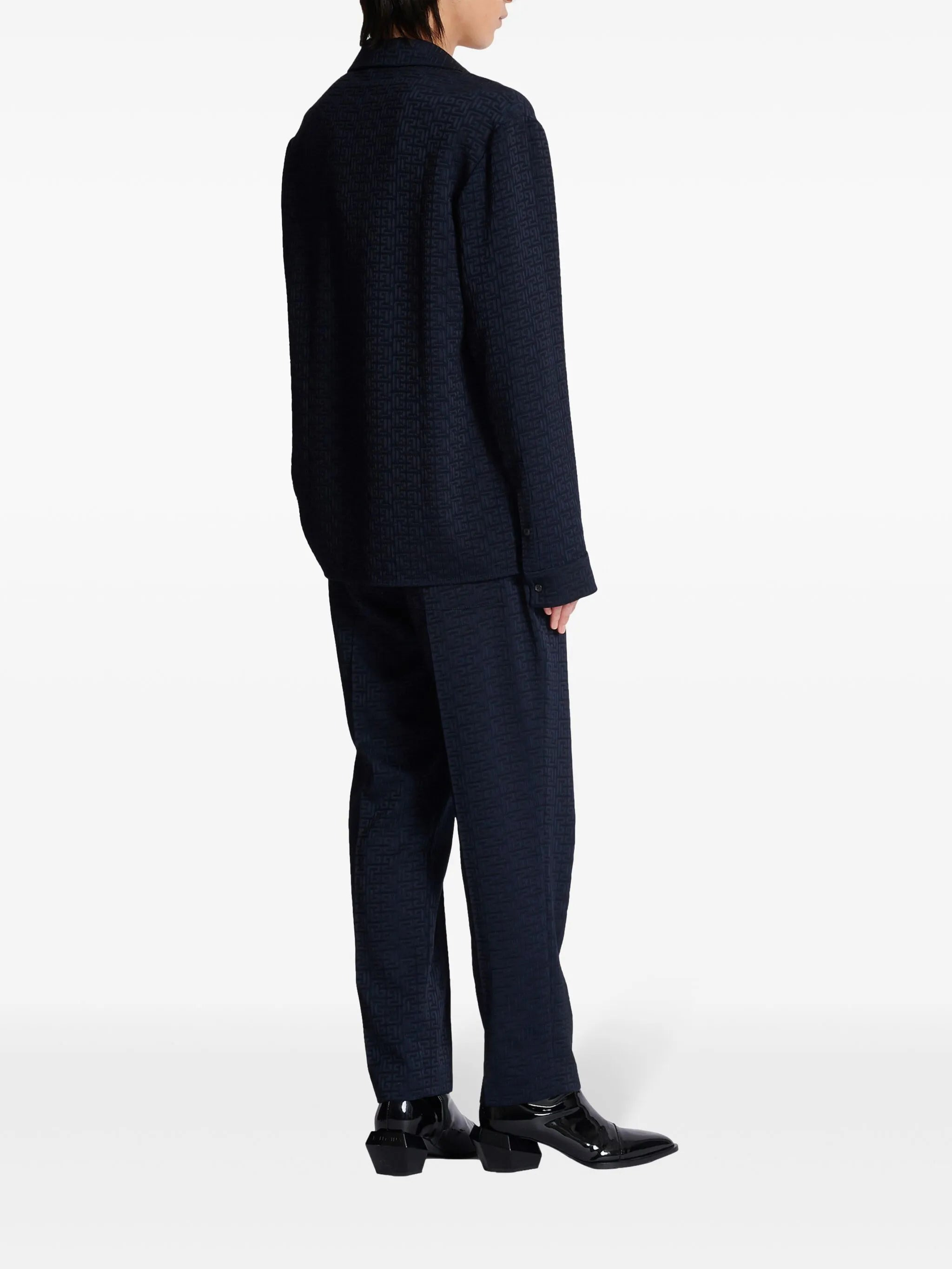 PB Labyrinth-jacquard pyjama shirt - 4