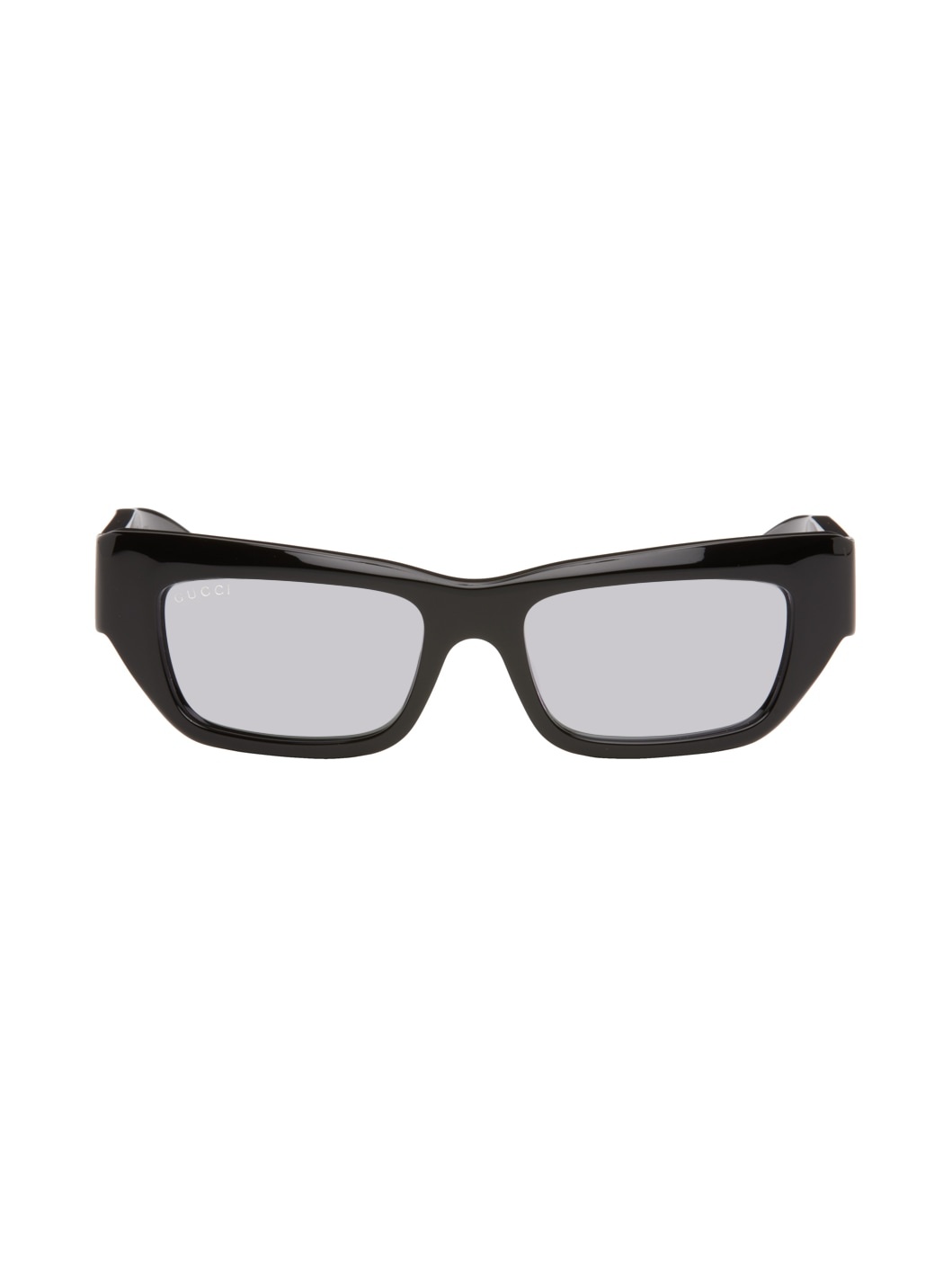 Black Rectangular Sunglasses - 1