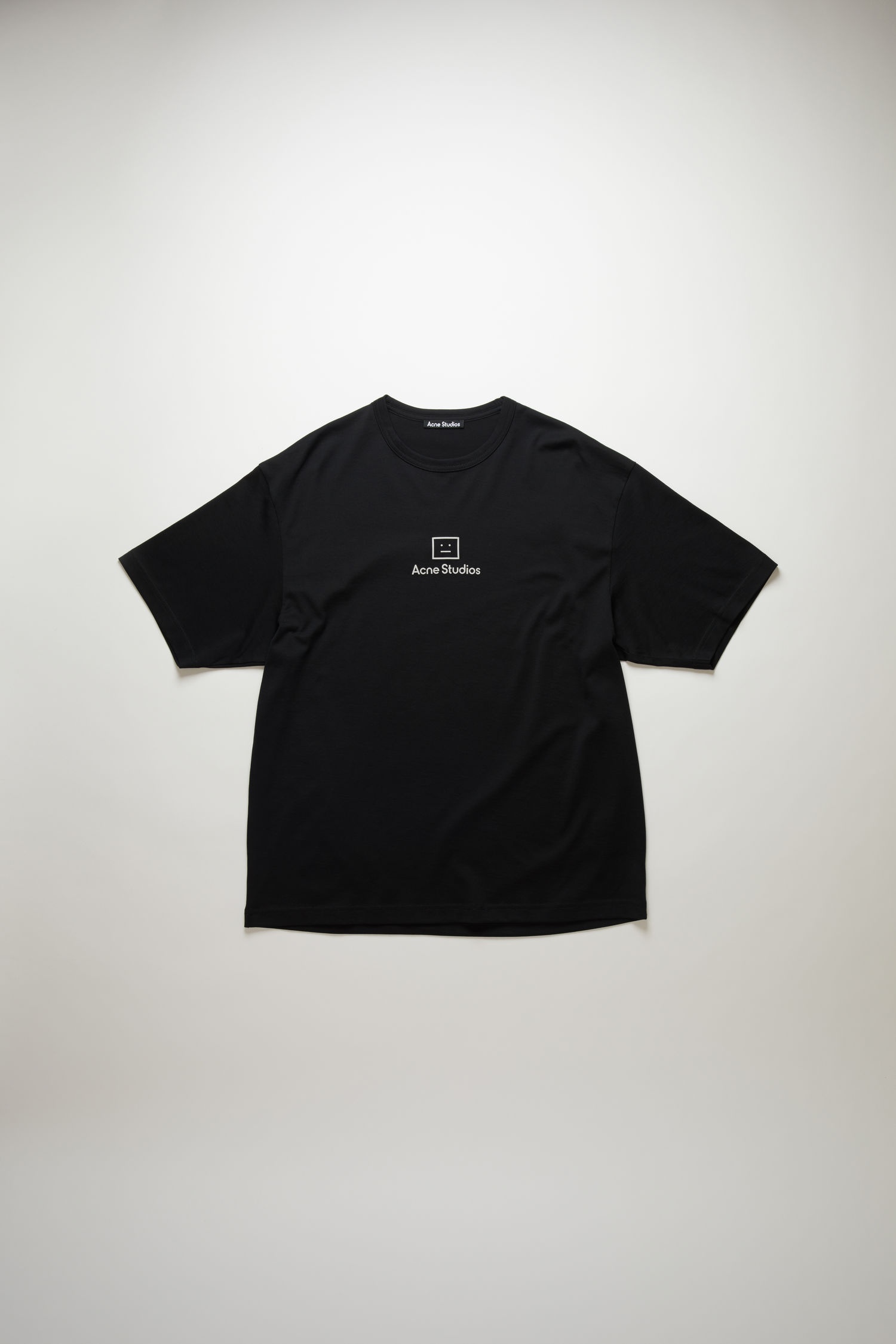 Reflective face motif t-shirt black - 6