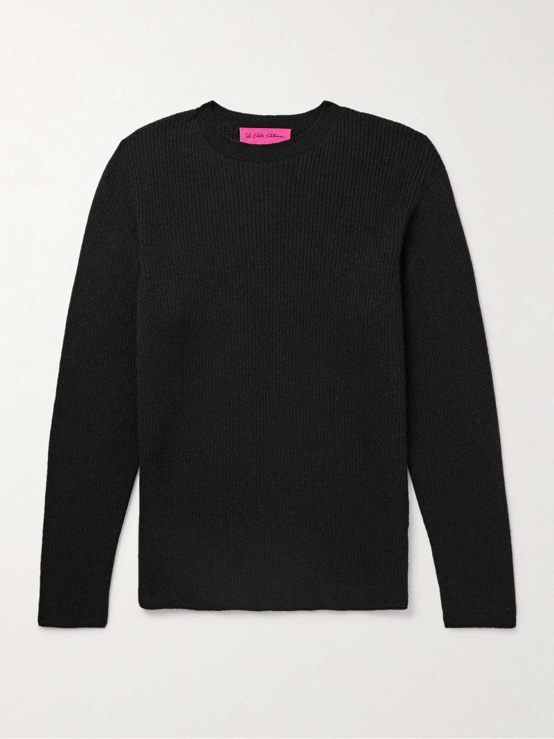 Slim-Fit Ribbed Cashmere and Silk-Blend Sweater 1
