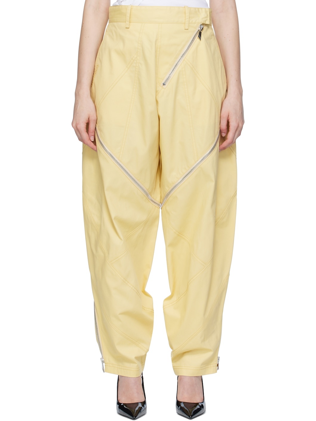 Yellow Long Trousers - 1