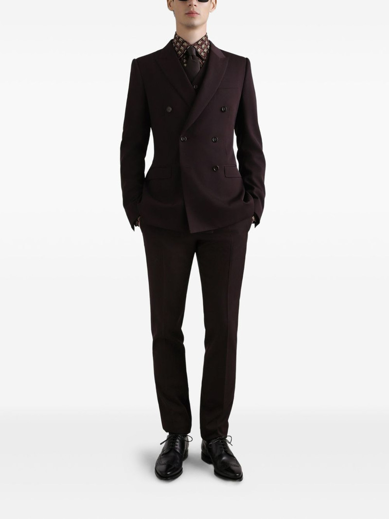 Dolce & Gabbana double-breasted wool suit outlook