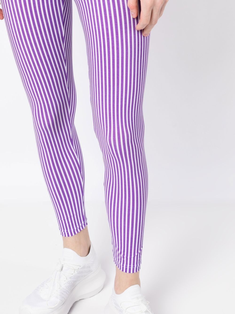 vertical-stripe leggings - 5