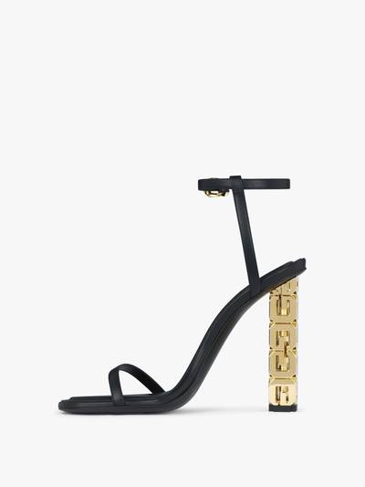Givenchy G CUBE SANDALS IN LEATHER outlook