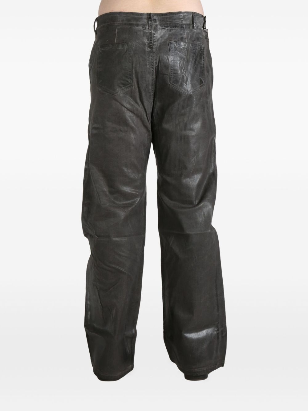 brushed-finish trousers - 5