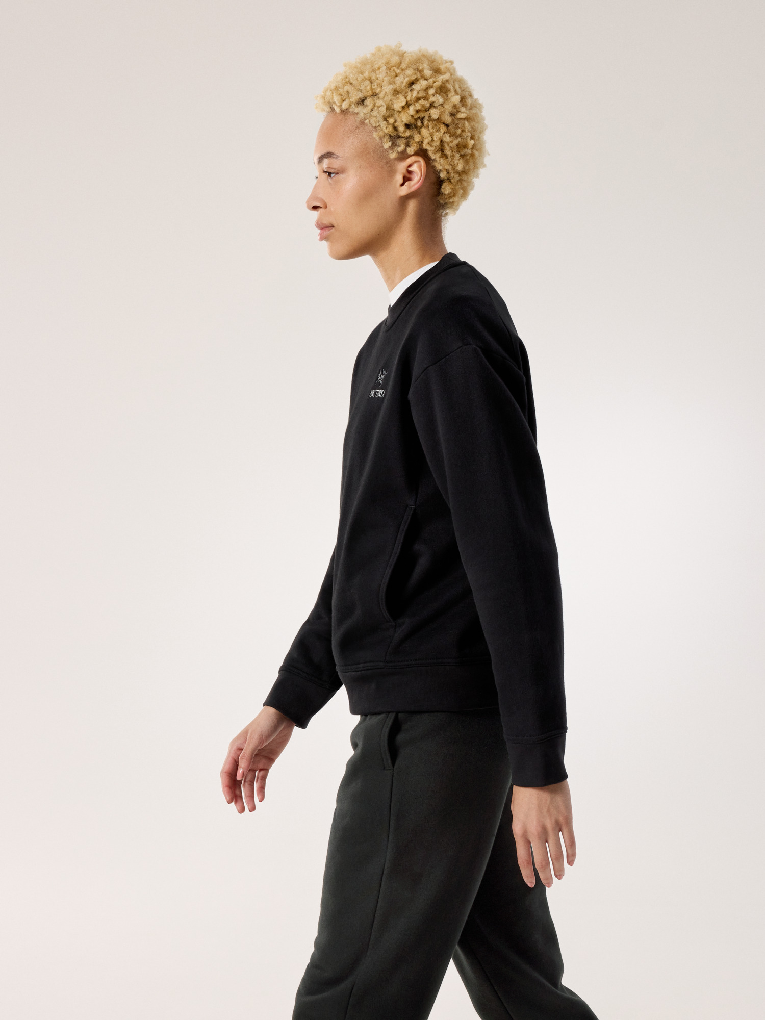 Emblem Fleece Crew Neck Pullover - 6