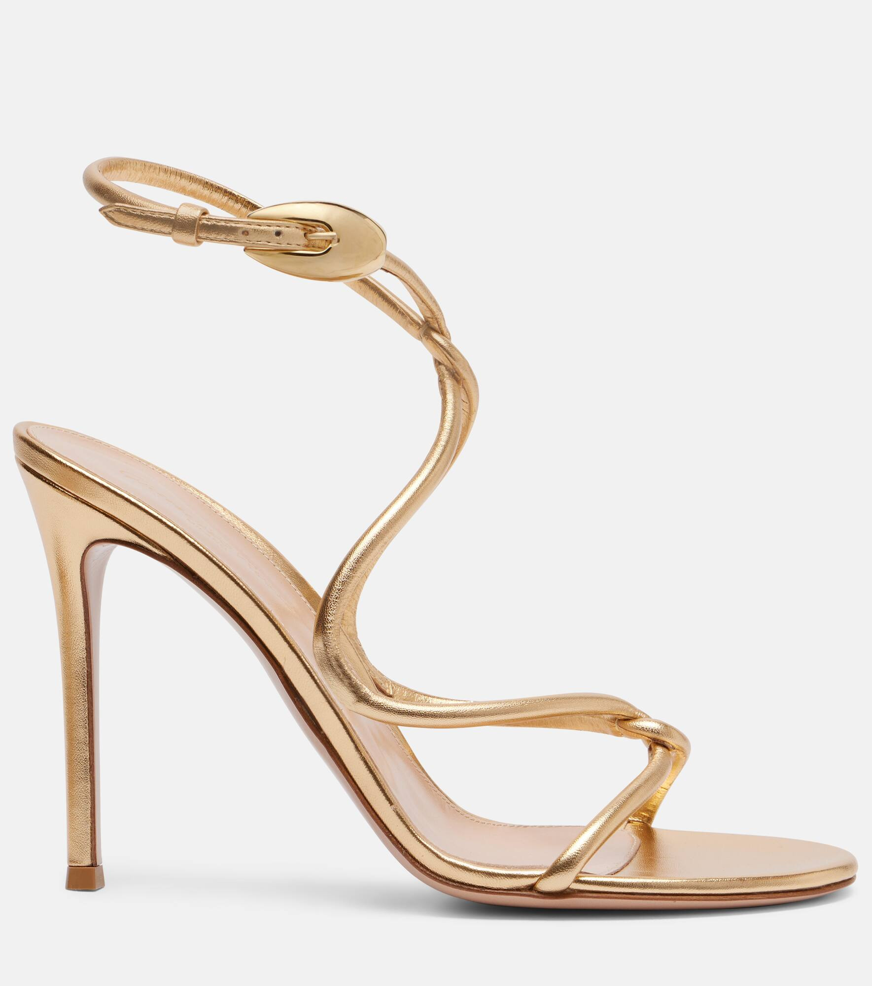 Black Mamba 105 leather sandals - 4