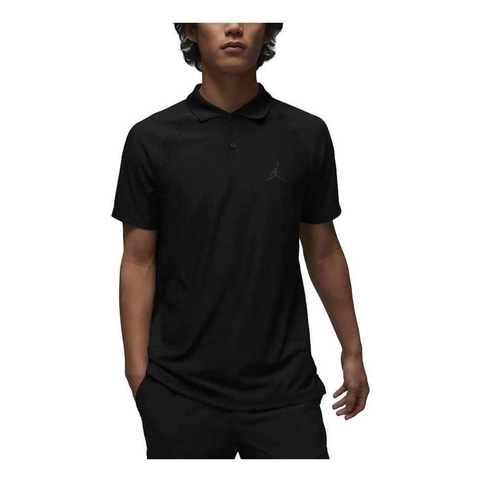 Air Jordan Dri-FIT ADV Sport Quick-Dry Golf Lapel T-Shirt 'Black' DZ0550-010 - 1