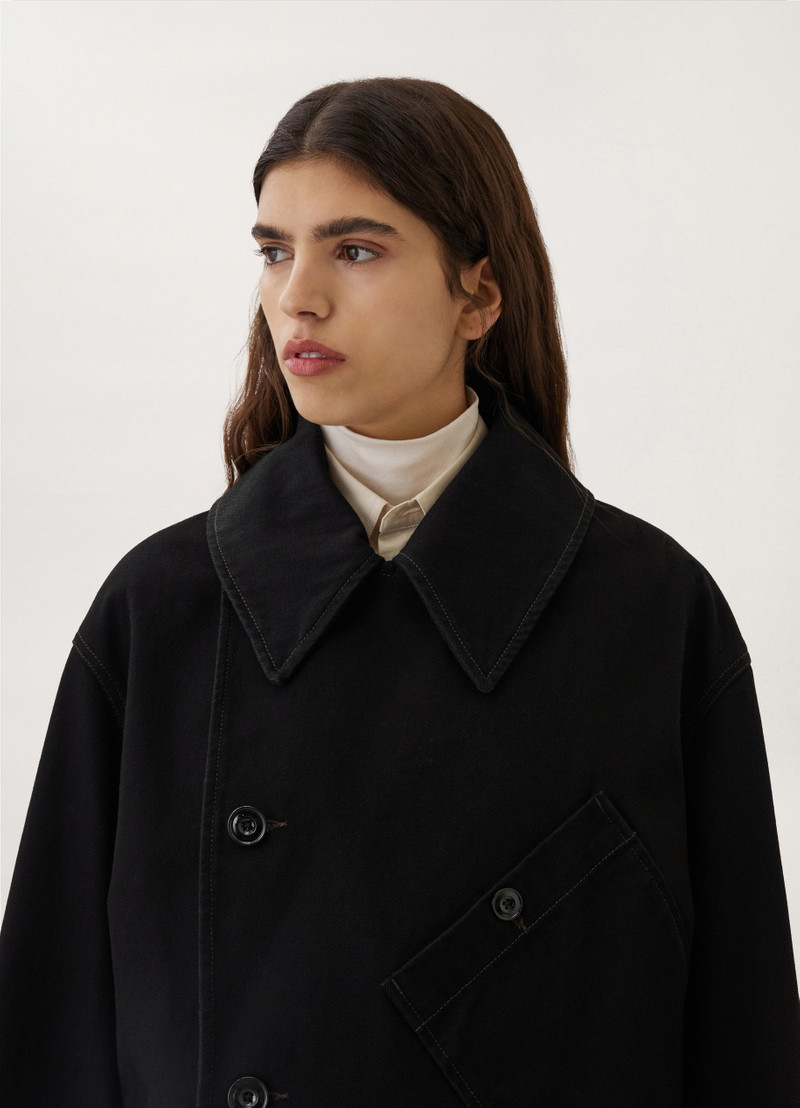 Lemaire DISPATCH JACKET BLACK DENIM | REVERSIBLE