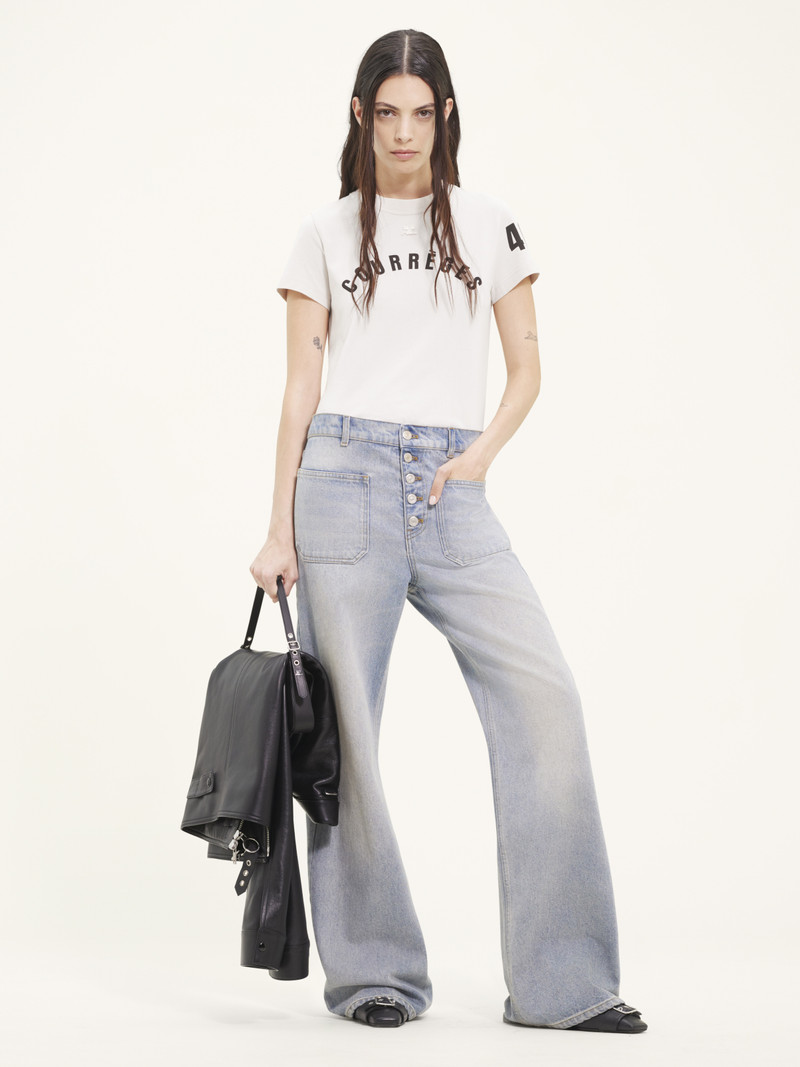 courrèges MULTIFLEX DENIM BAGGY PANTS outlook
