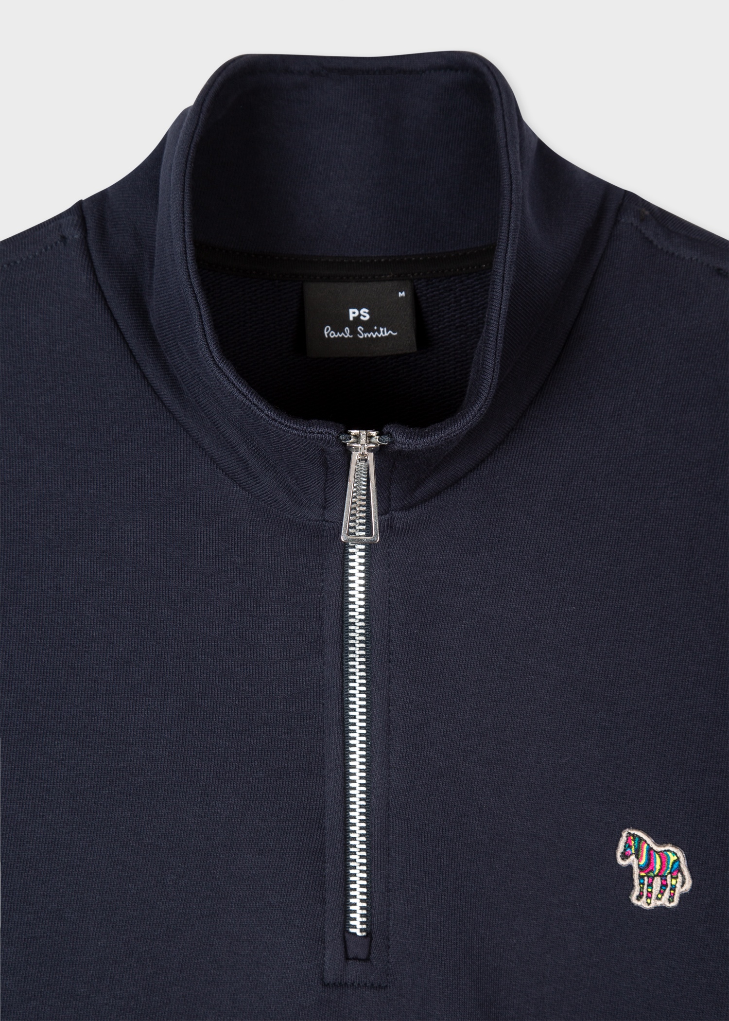 Zebra Logo Zip-Neck Sweatshirt - 2