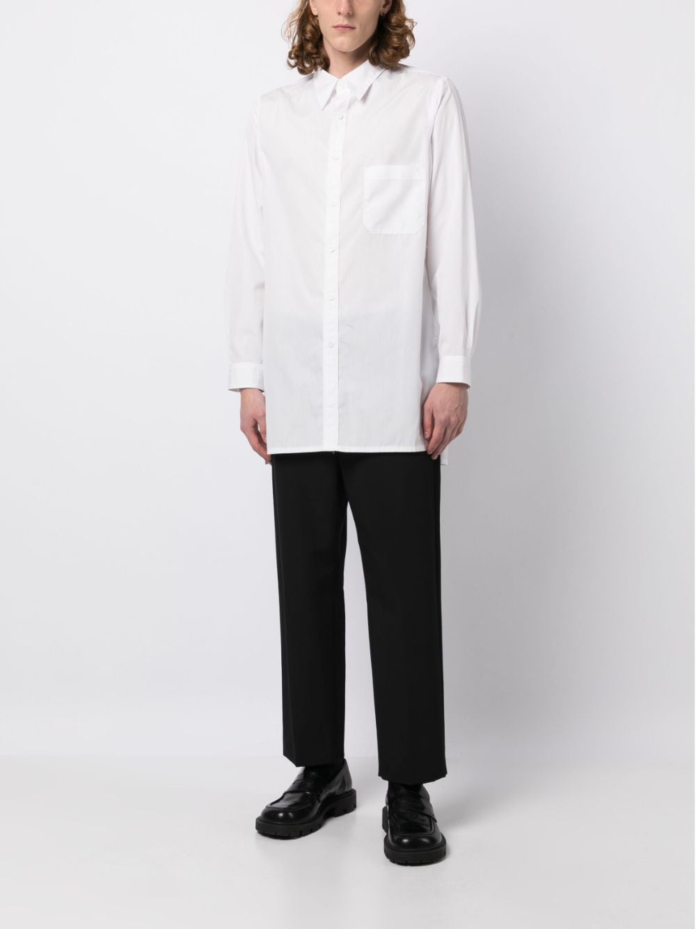 cotton long shirt - 2