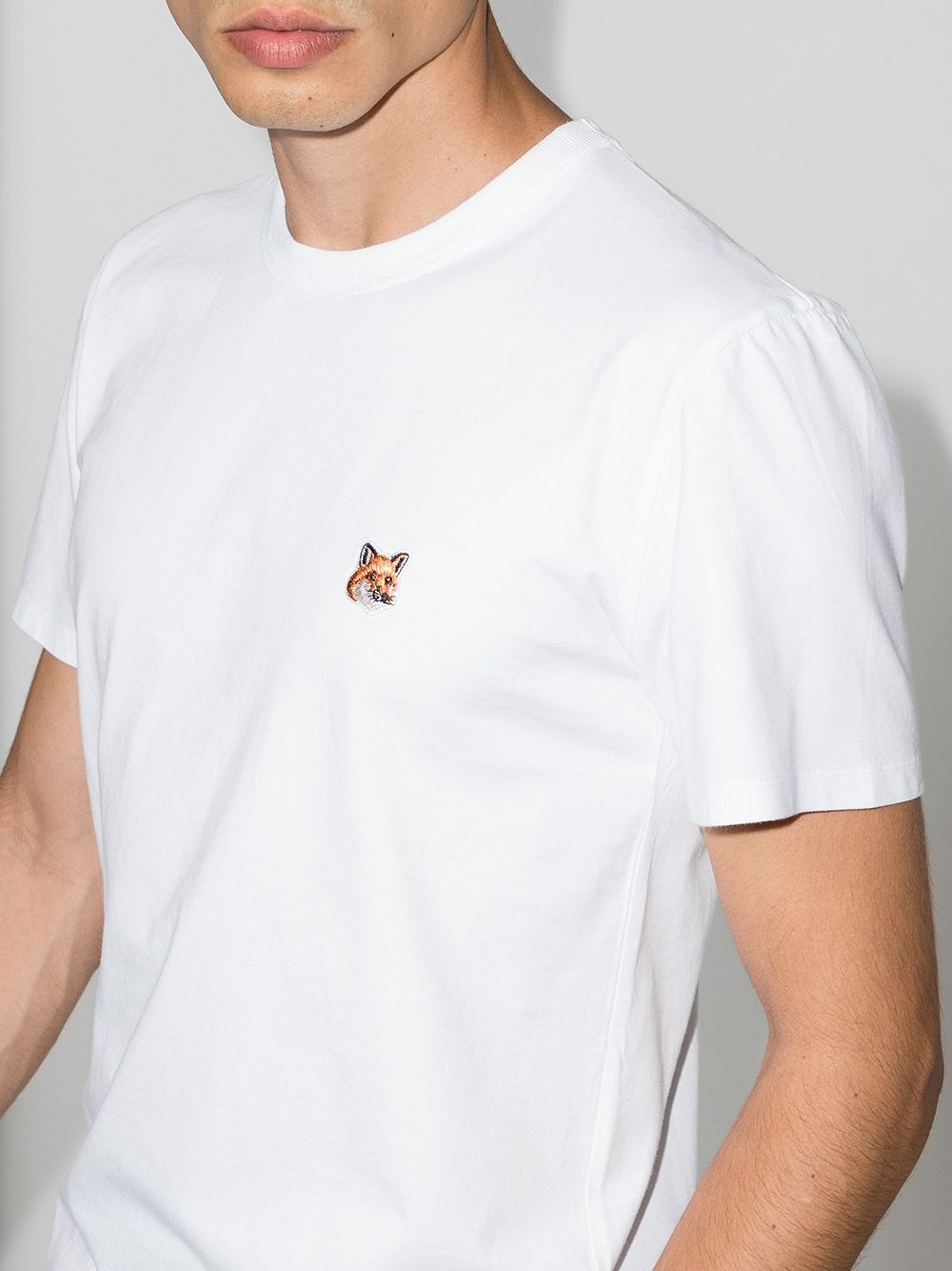 fox-patch T-shirt - 4