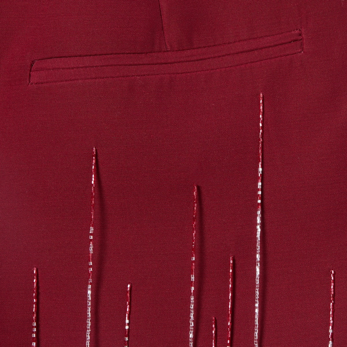 Crystal fringe embroidered skirt - 7